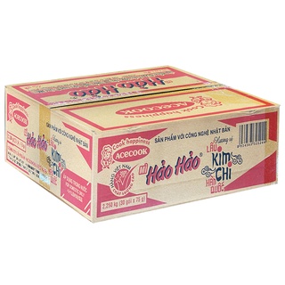 Thùng Mì 30 Gói Mì Hảo Hảo hương vị lẩu kim chi Hàn Quốc 75g