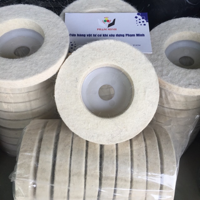 ĐĨA NỈ TRẮNG LÔNG CỪU 100x16x10mm