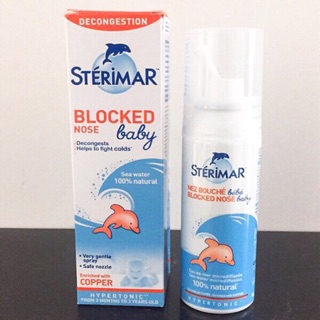 Nhà thuốc Pharnamhai, Xịt Muối Biển Stérimar Blocked Nose Baby 50ml - Pháp