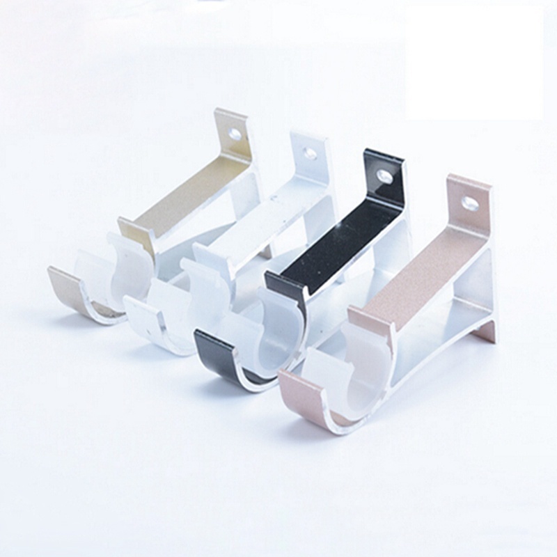 Giá gắn thanh treo rèm cửa bằng nhôm 28mm tiện lợi