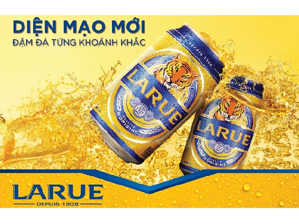 Thùng 24 lon bia Larue 330ml/lon / Lốc 6 lon bia Larue 330ml