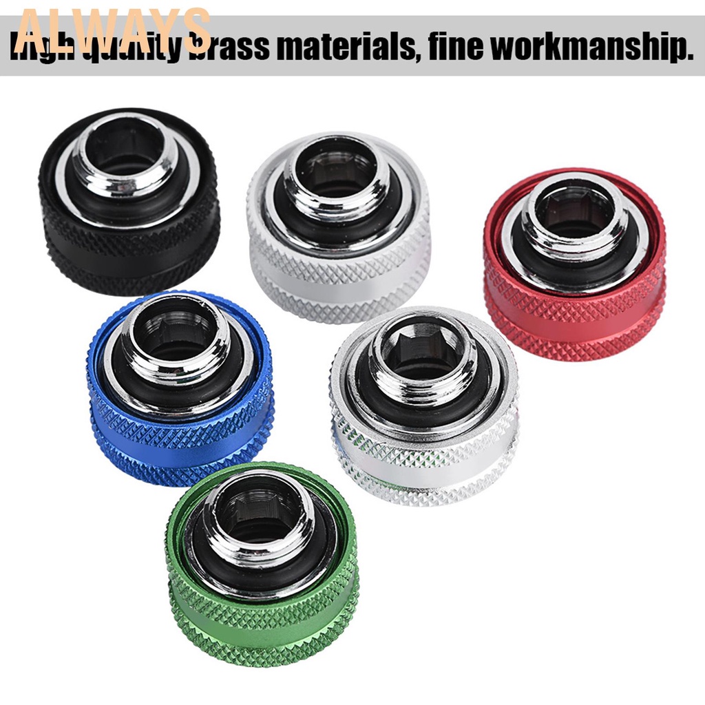 Bộ phụ kiện nén nước làm mát cho ống acrylic cứng OD 14mm