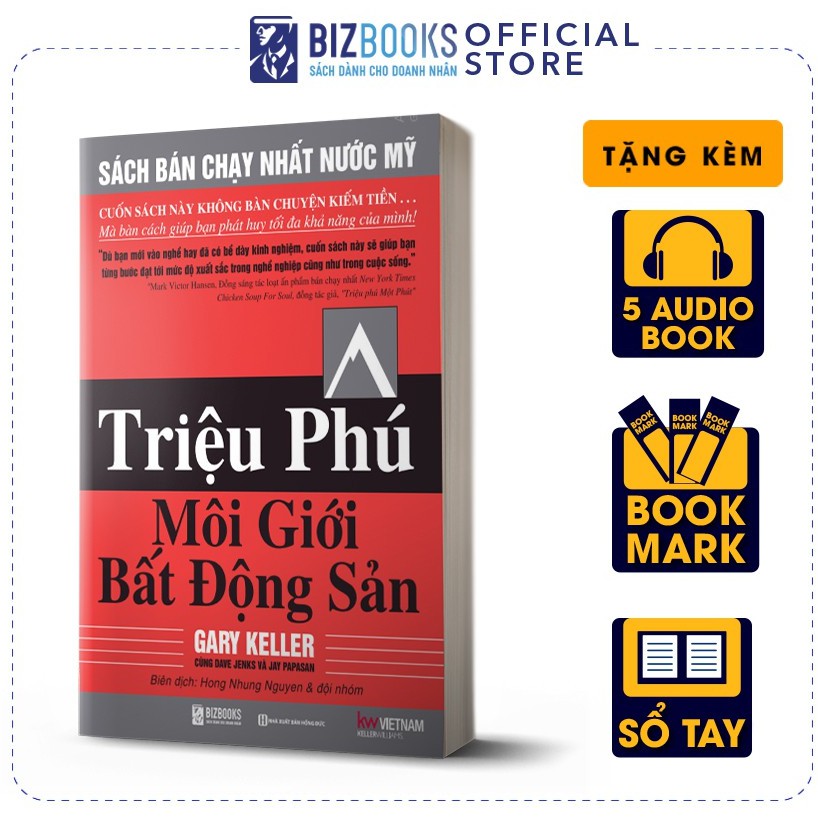 Sách - BIZBOOKS - Triệu Phú Môi Giới Bất Động Sản - 1 BEST SELLER