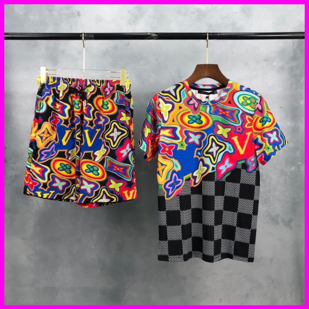 Bộ Nam Bộ thể thao hè iN3D họa tiết | BigBuy360 - bigbuy360.vn