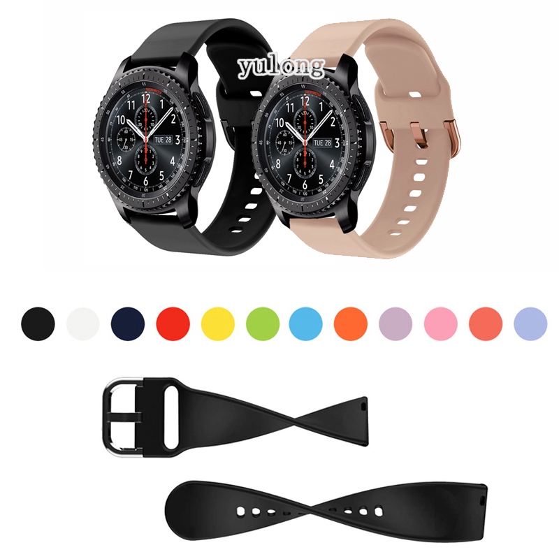 Dây đeo silicon mềm chuyên dụng cho đồng hồ thông minh Samsung Gear S3