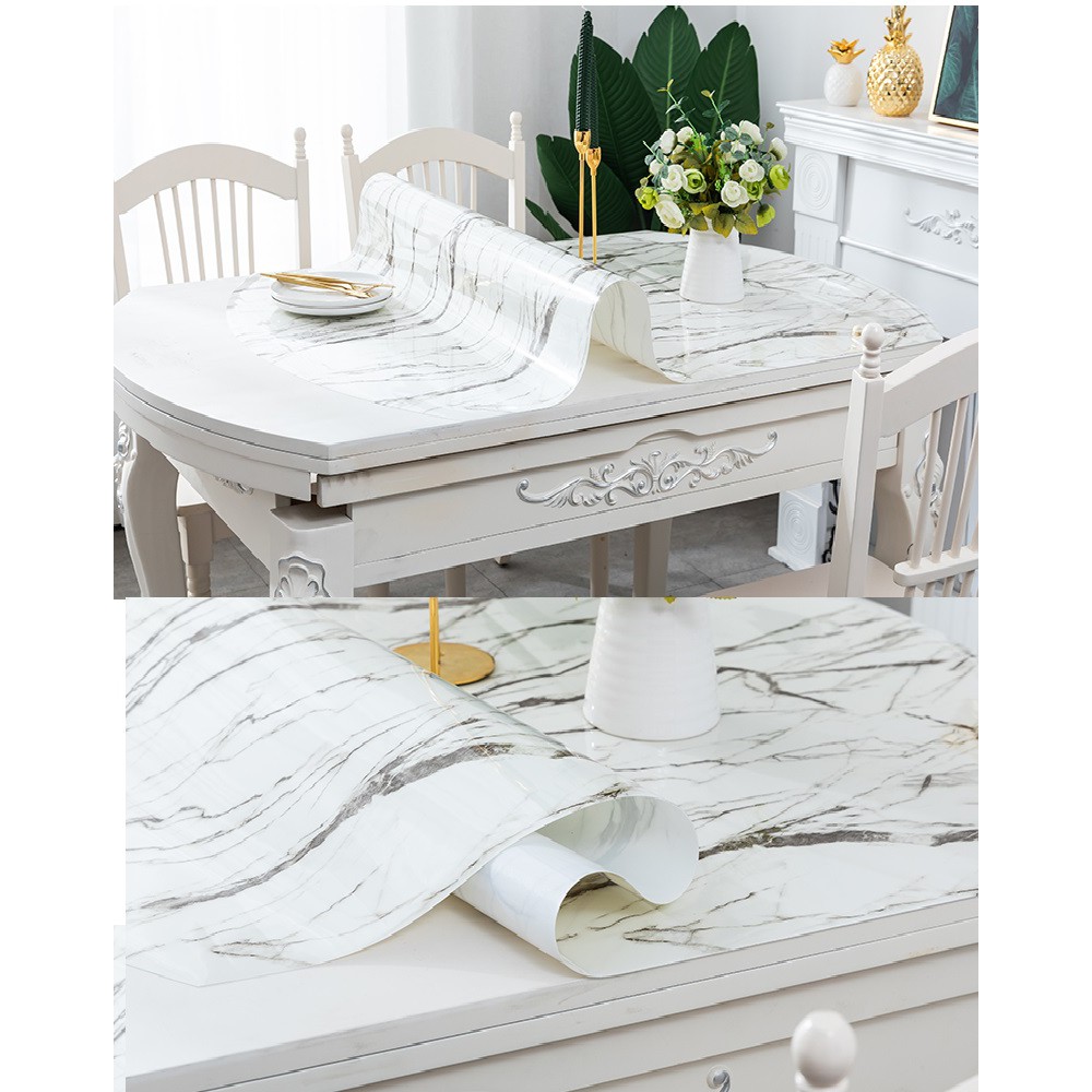 Khăn trải bàn PVC chống thấm hoa văn đá