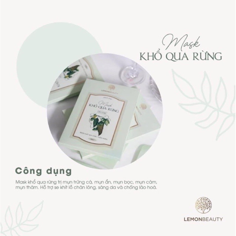 Mask Khổ Qua Rừng tặng cọ quét + băng đô tai mèo + cọ lông + thẻ tích điểm