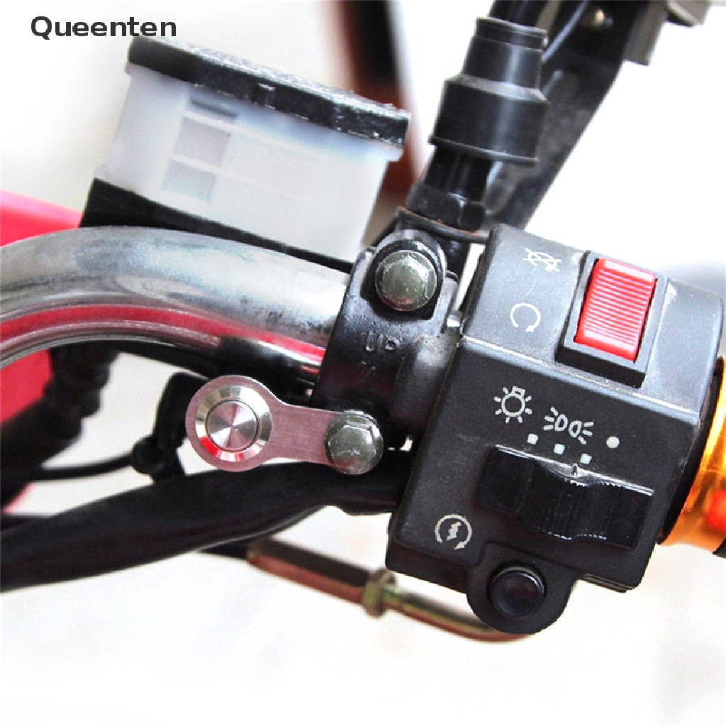 Queenten 12V Universal Motorcycle Handlebar Reset Switch Button Engine ON-OFF Waterproof  QT