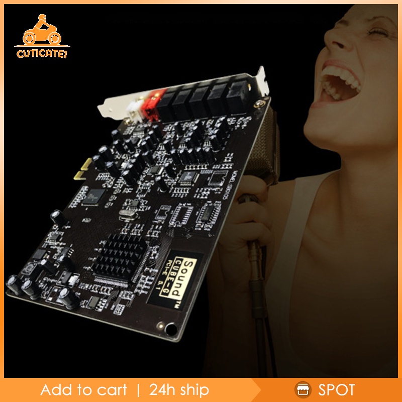 Card Âm Thanh 5.1 Pci-E Sáng Tạo Cho Gigabit Ethernet Máy Tính