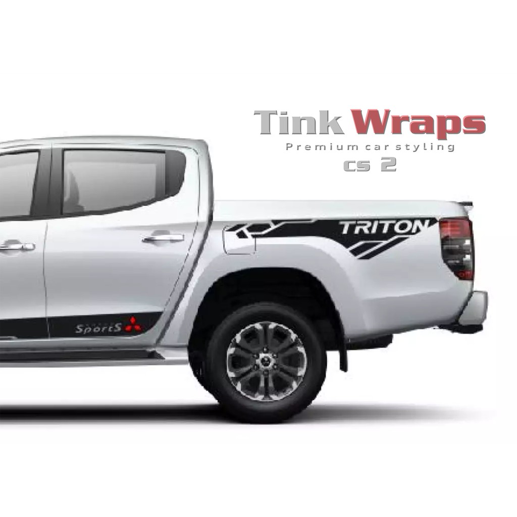 Decal xe Triton - Tem xe Mitshubishi Triton sticker