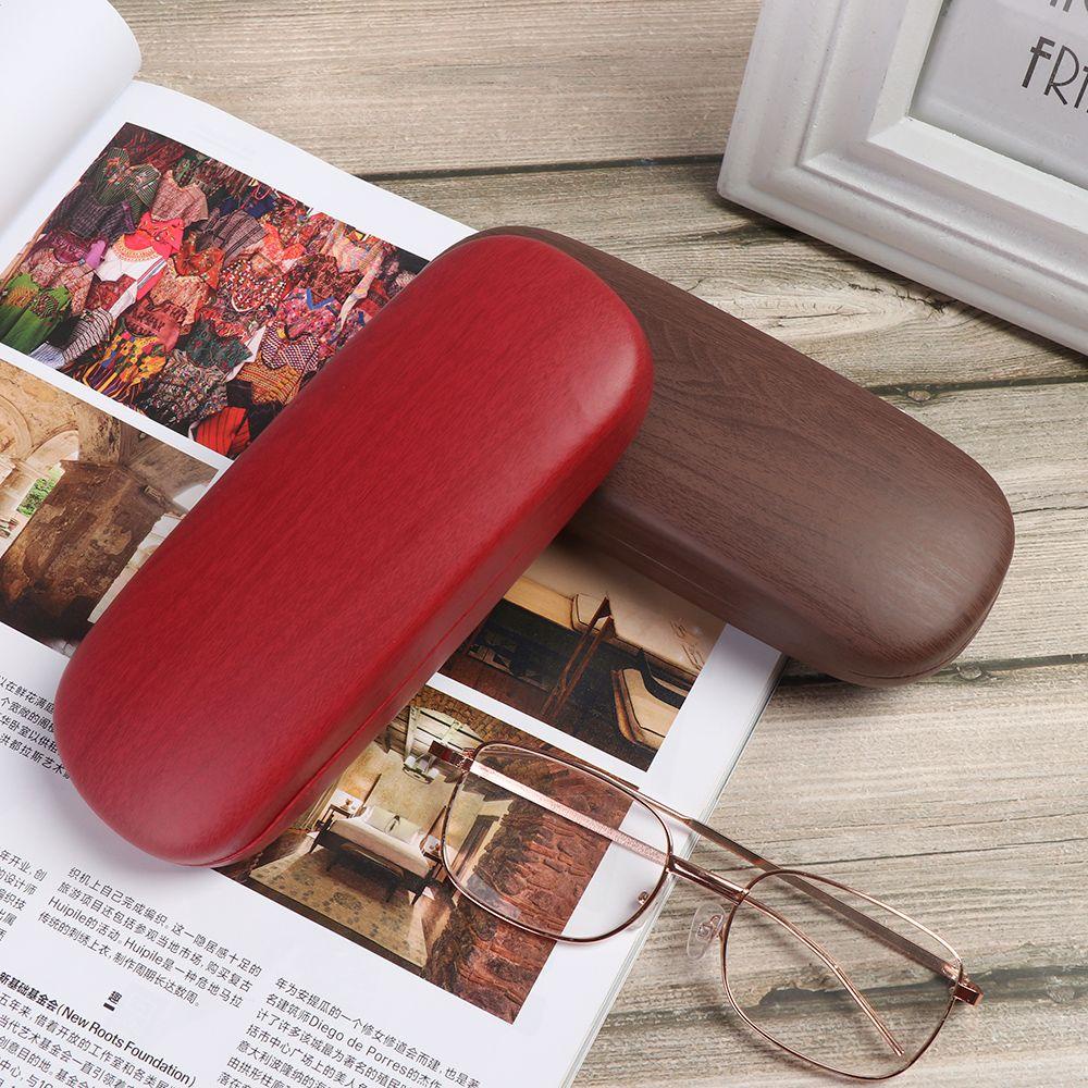 Hộp Đựng Mắt Kính Đọc Sách Bằng Gỗ Lót Nhung Cho Nam Và Nữ Ốp