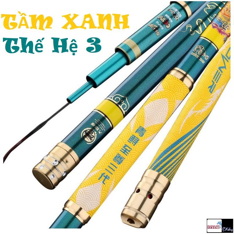 [Bảo Hành Trọn Đời 2 Lóng] Cần Câu Cao Cấp Tầm Xanh Thế Hệ 3 ,5, Phiên Bản Đặc Biệt Độ Cứng 20H, 22H Chuyên Săn Hàng