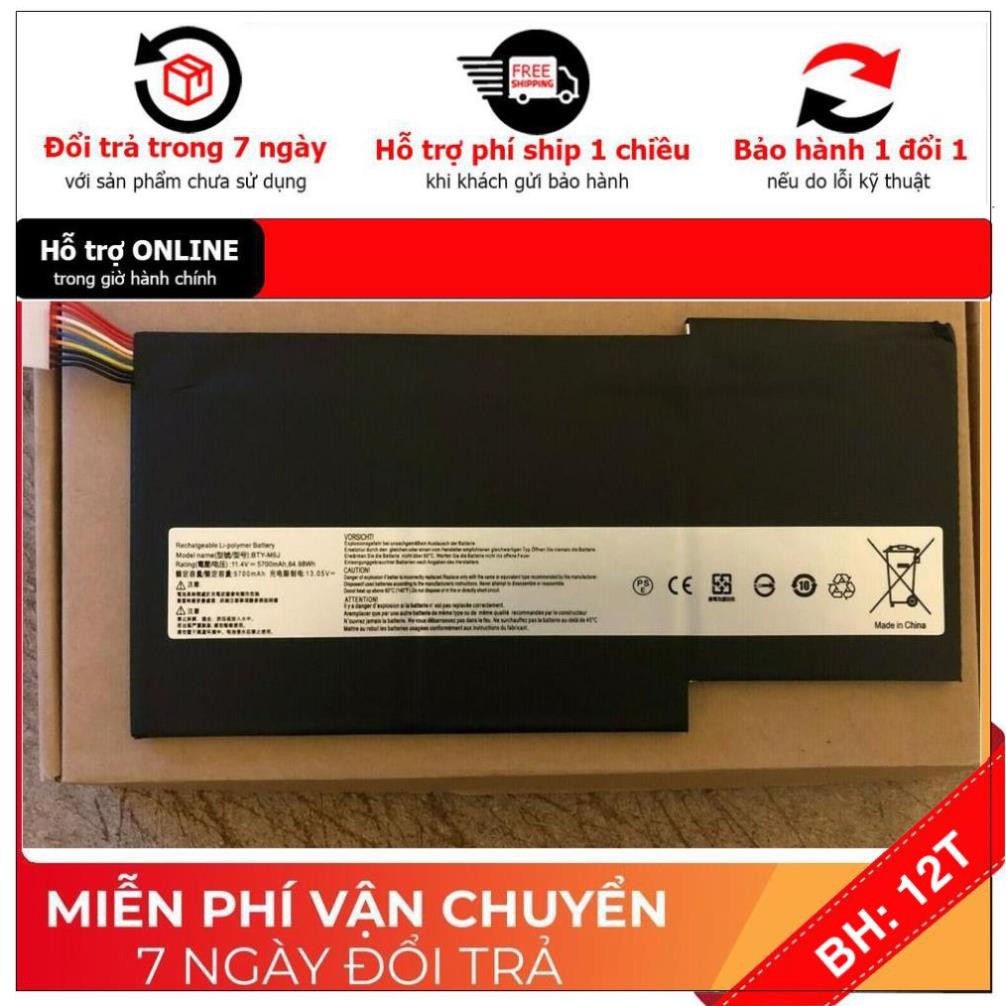 PIN LAPTOP BTY-M6K , BTY-M6J  For MSI GS63 GS63VR GF63 GS73 GS73VR 6RF GS43VR 7RG 7RG-005 GF63