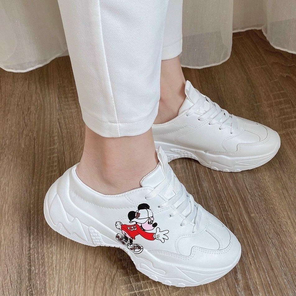 Giày thể thao / sục thể thao in hình Mickey hàng cao cấp LM MS01 (đẹp từng centimet)