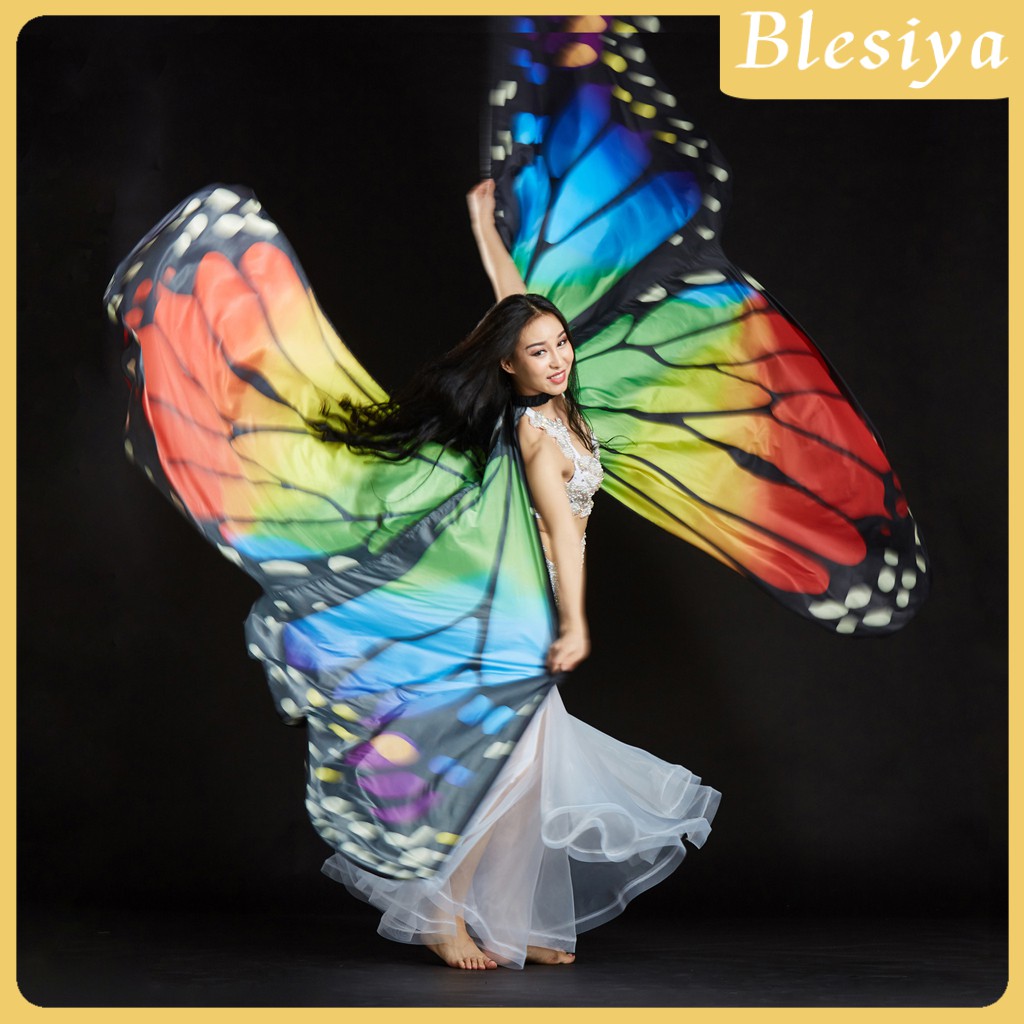 (Hàng Mới Về) Cánh Bướm Múa Bụng Nhiều Màu Sắc Phong Cách Ai Cập