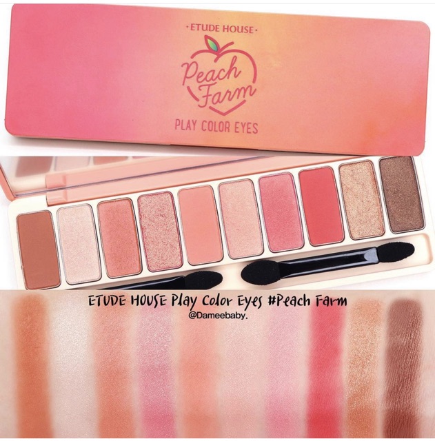BẢNG MẮT PEACH FARM PLAY COLOR EYES ETUDE HOUSE ( CÓ BILL ) | BigBuy360 - bigbuy360.vn