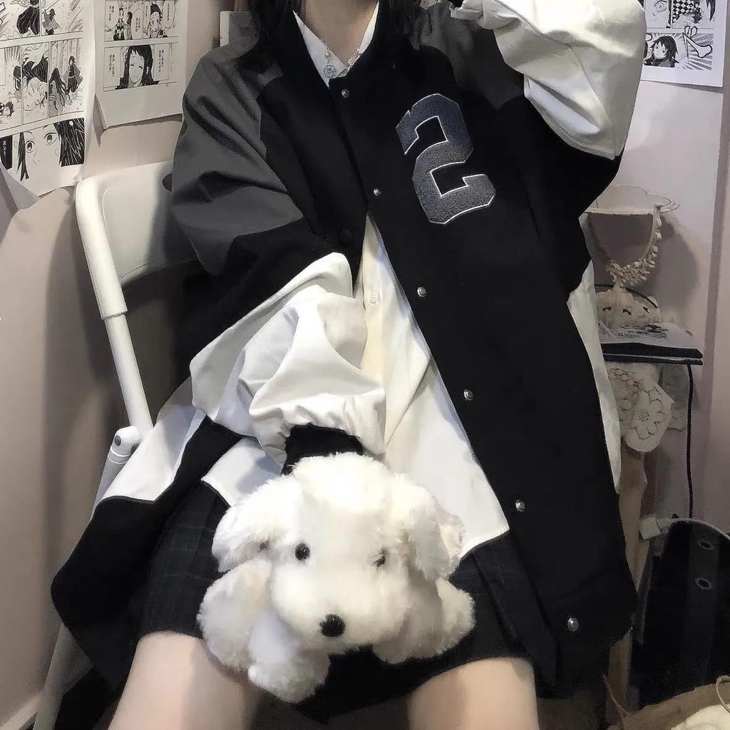 【Keroro】Áo khoác bóng chày mới phong cách Hàn Quốc( kèm ảnh thật) | BigBuy360 - bigbuy360.vn