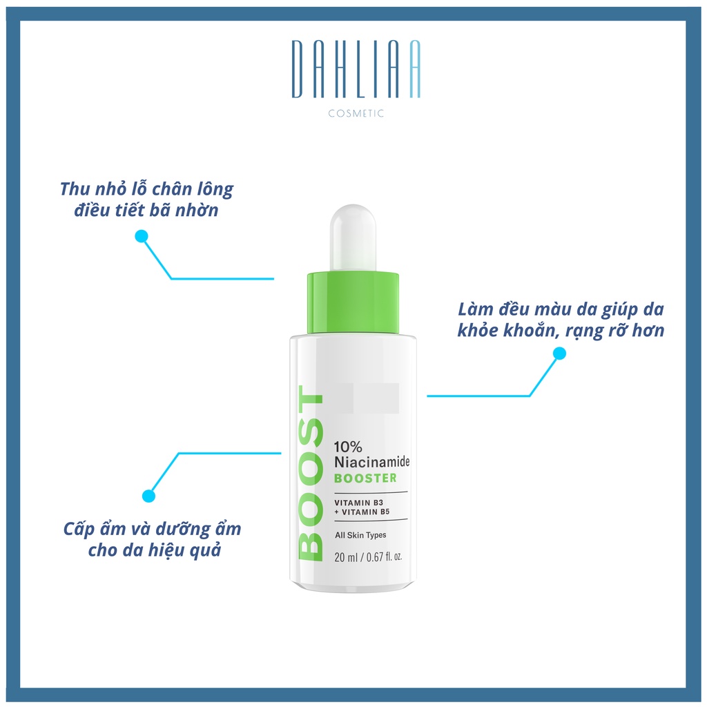 Serum 10% Niacinamide Booster  PC [Kèm Ảnh thật + Video]