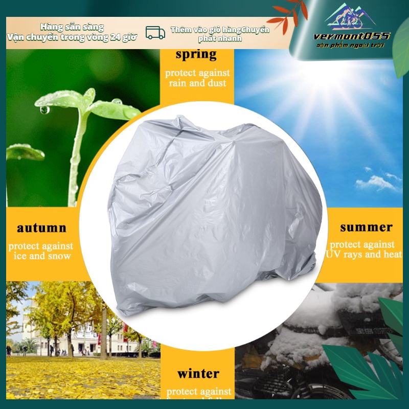 Hot DealsWaterproof Raincoat Rain Cover Dust Proof Protector for Bicycle Scooter MotorbikeSpot ExpressVermont055