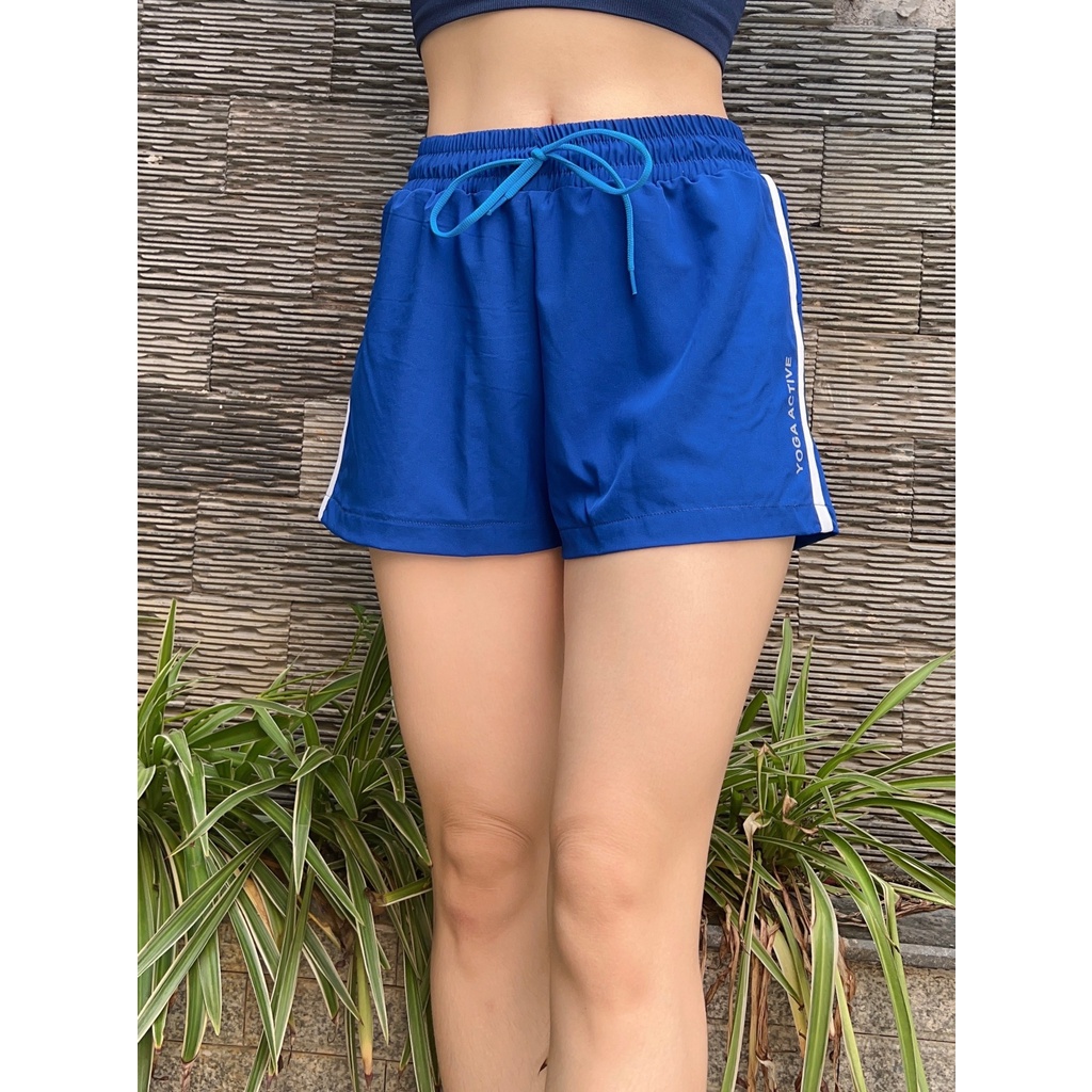 QUẦN SHORT NỮ 2 LỚP THỂ THAO GYM-YOGA_CHẤT LIỆU DÙ MỀM LÓT THUN ÔM TRONG _HÀNG VN