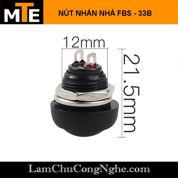 Nút Nhấn Nhả Chống Nước PBS-33B