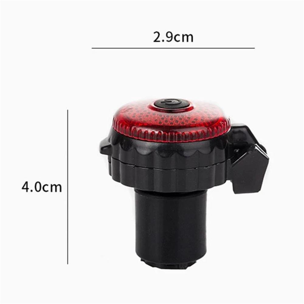 Danilo Gương Chiếu Hậu Mini Điều Chỉnh Được Kèm Đèn Cảnh Báo Tiện Dụng Cho Xe Đạp