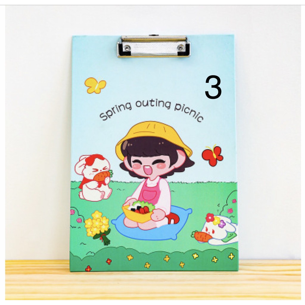 Hima - Kẹp Giấy Vẽ A4 Siêu Cute – Quà Là Giấy Vẽ Màu Nước