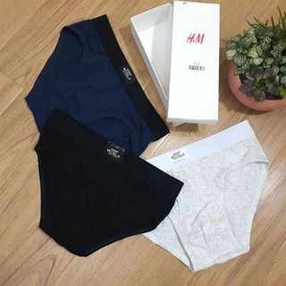HỘP 3 QUẦN LÓT NAM TAM GIÁC H&M XUẤT KHẨU