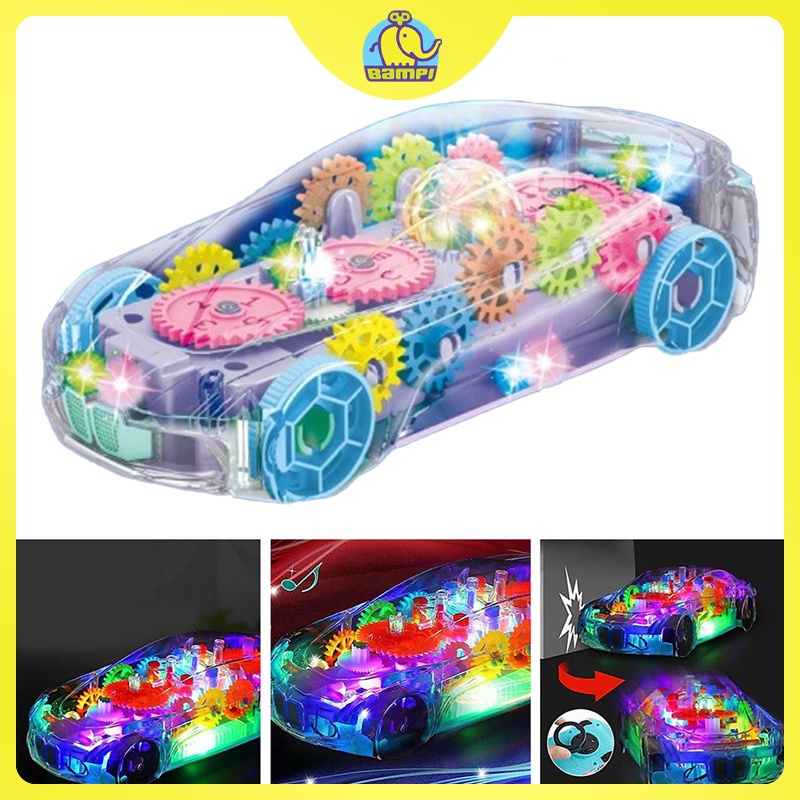 Đồ Chơi Xe Lửa Tàu Điện Xe Hơi Tàu Cao Tốc Mô Phỏng Ánh Sáng Trong Suốt Đồ Chơi Tốc Độ Cao Gear Train