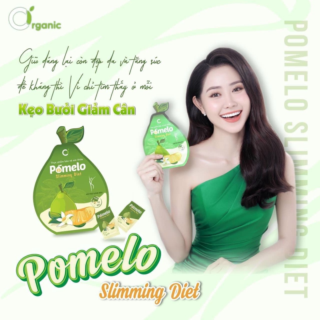 KẸO BƯỞI GIẢM CÂN CI ORGANIC CHíNH HÃNG