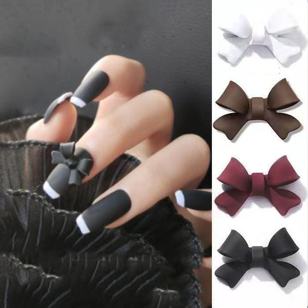 MOCHO Phụ Kiện Trang Trí Móng Tay 3D Hình Nơ Xinh Xắn