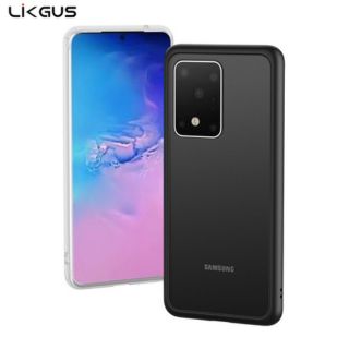 S20 ultra/ S20 plus - Ốp lưng Likgus lưng nhám viền màu