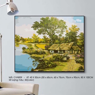 Tranh Sơn Dầu Số Hóa Một Nét Thoáng Xưa Nhiều Kích Thước Tranhsohoavn Tranh Tự Tô Màu Mã Tranh CVN009