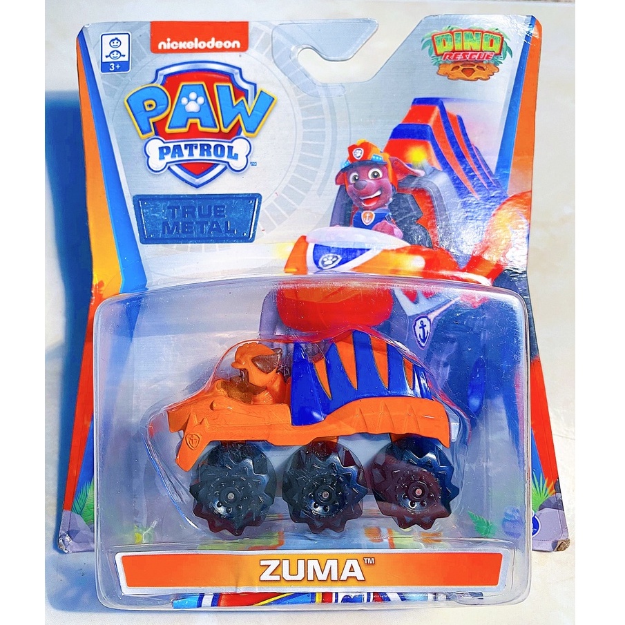 Xe chó cứu hộ Zuma - Paw Patrol Full box - True Metal - Hàng chính hãng Spin Master - Hasbro
