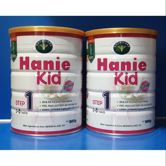 Combo 2 Lon Sữa Hanie Kid 1 (900g)