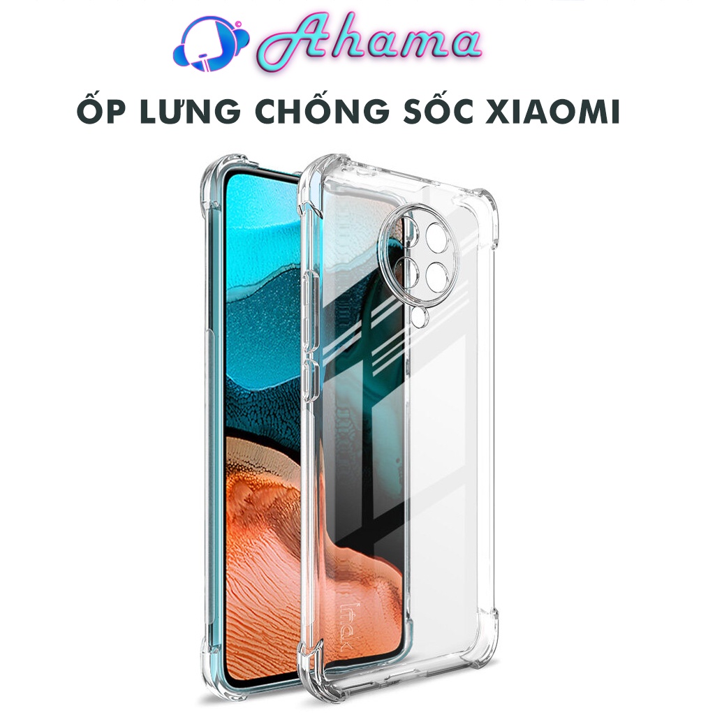 Ốp lưng Redmi K40 Gaming K30 Ultra K20 Pro F3 F4 GT K50 Pro+ Note 7 Note 8 Note 9s Note 9 Promax Note 10 trong suốt