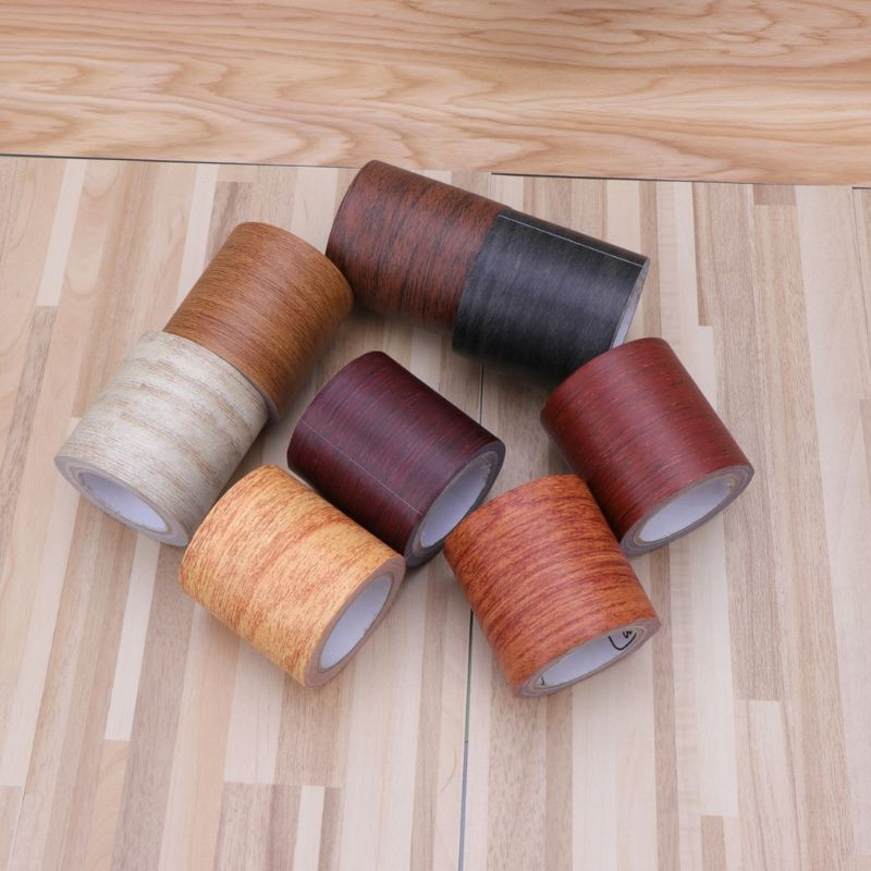 Cuộn băng keo sửa chữa đồ nội thất giả gỗ 8 màu tùy chọn dài 5m