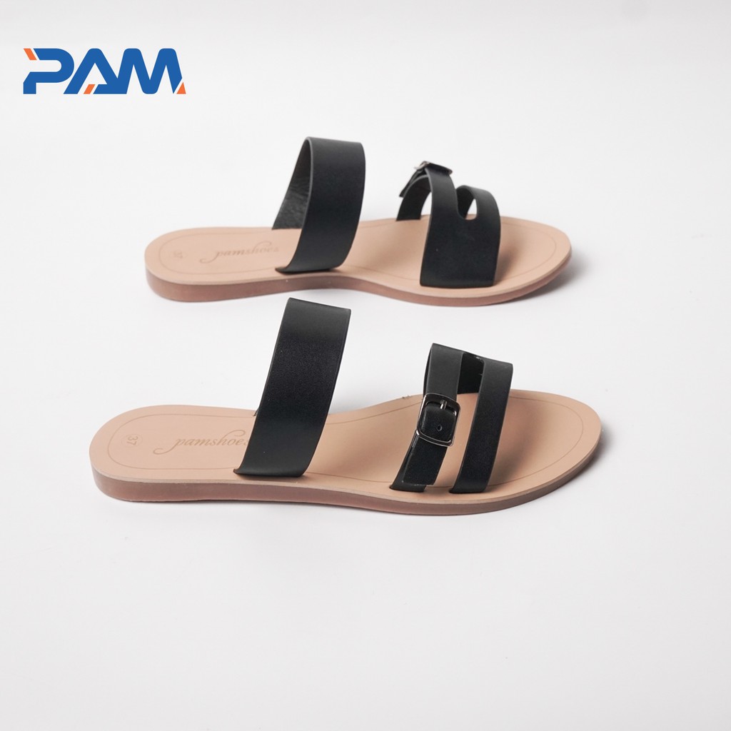 DÉP ĐẾ BỆT HAI QUAI NGANG THỜI TRANG PAMSHOES DBL09 (Size 36-39)