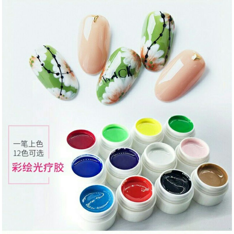 gel vẽ 12 màu