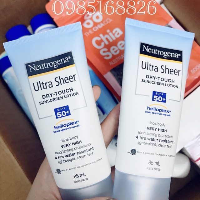 Kem chống nắng Neutrogena Úc