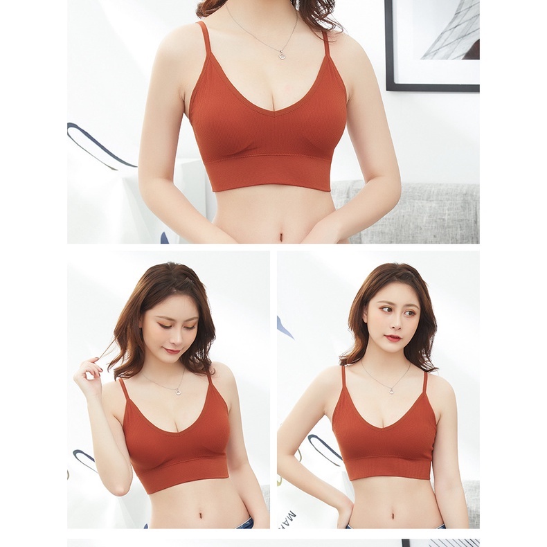 【 40-65 kg】 Dây Đeo Chéo Không Dây Rỗng BA-404# Áo Ngực Chữ u Cỡ Lớn Phối Ren Sau Lưng Gợi Cảm Cho Nữ