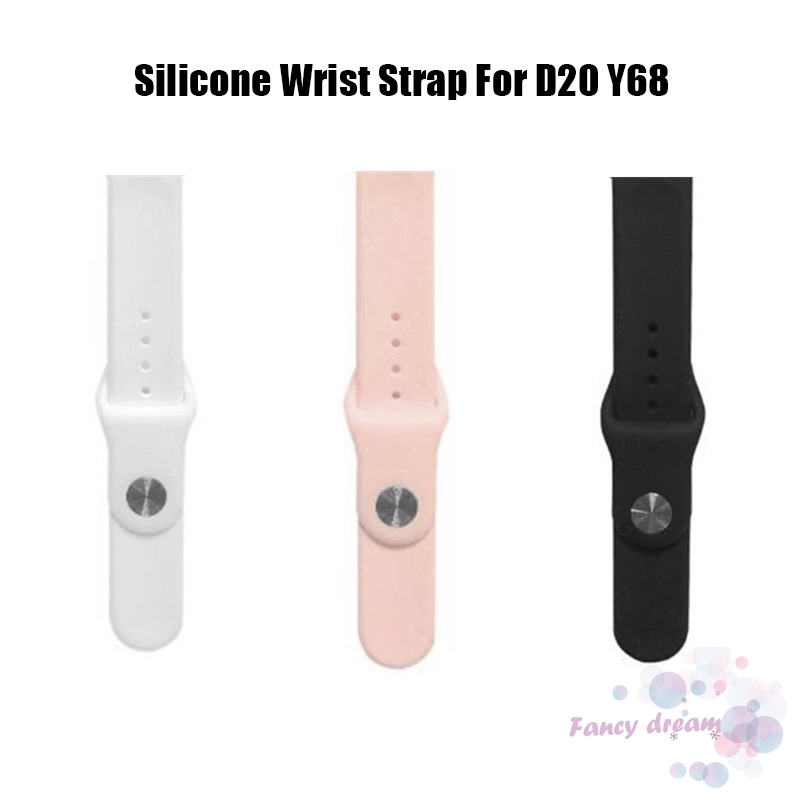 Dây đeo thay thế bằng silicone dùng cho đồng hồ thông minh D20 Y68 | BigBuy360 - bigbuy360.vn