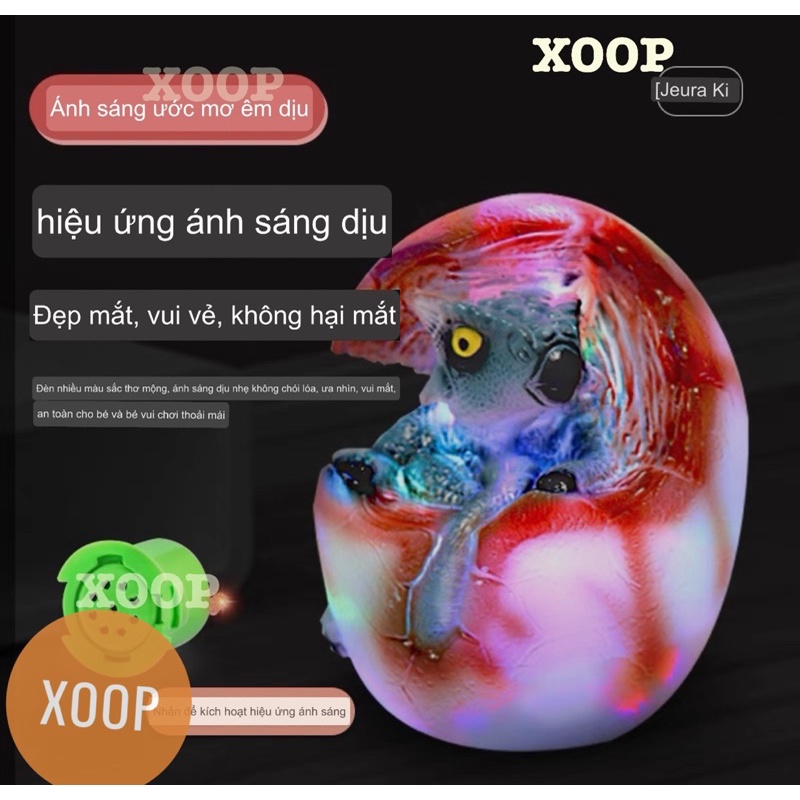 Đồ chơi ! Trứng khủng long đang nở phát sáng,có âm thanh