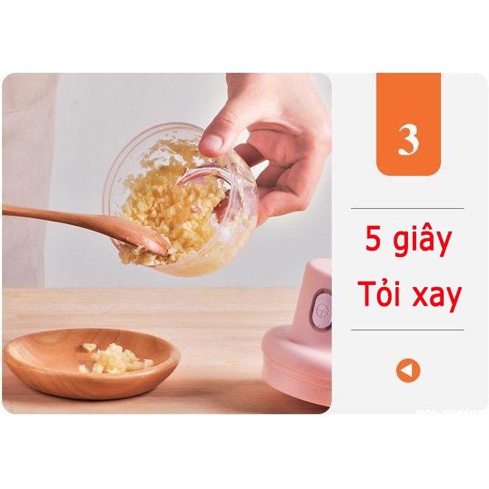 Máy xay tỏi, xay ớt. xay mọi thứ tiện lợi 250ML - Lỗi 1 đổi 1