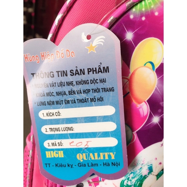Balo mẫu giáo hình công chúa