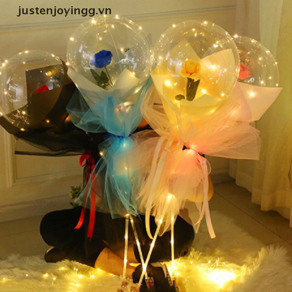 Bong Bóng Trong Suốt Có Đèn LED Phát Sáng Độc Đáo