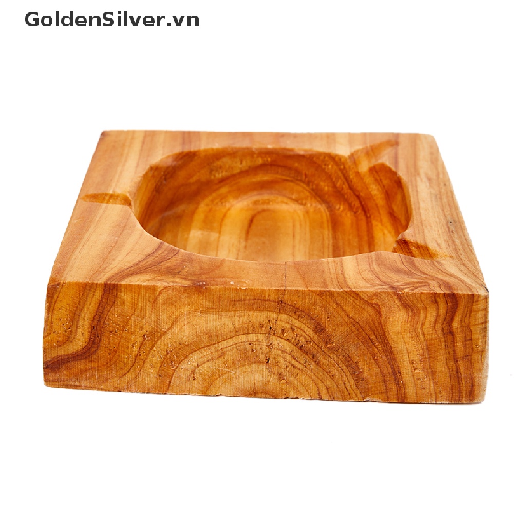 Giá Đỡ Gạt Tàn Thuốc Lá Chống Gió Ngoài Trời Màu Vàng Kim Handmade