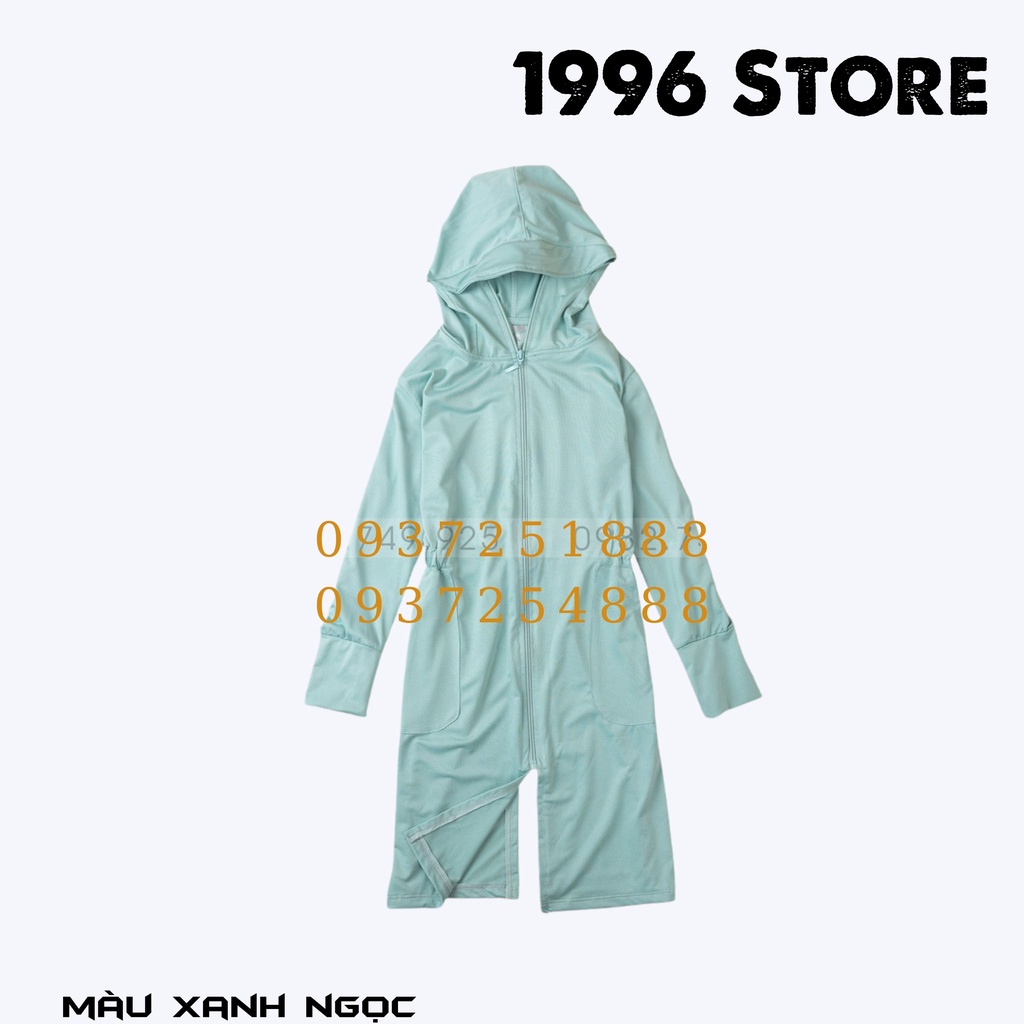 Áo choàng chống nắng trẻ em kim cương thân dài size 11-30kg | BigBuy360 - bigbuy360.vn