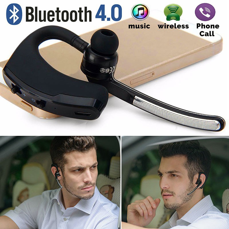 Tai nghe nhét tai Bluetooth V8 chống ồn cho điện thoại di động