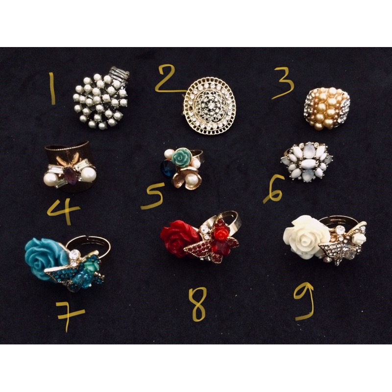 Nhẫn mặt bản to